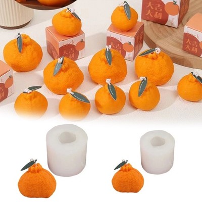 Tangerine Fruit Silicone Molds for Soap, Chocolate, Home Decoration