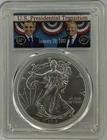 2017 American Silver Eagle $1 PCGS MS69 ‼️TRUMP  & OBAMA PRESIDENTIAL LABEL‼️