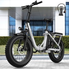 16 inch Electric Foldable Bike 48V 10AH 20 MPH City bike 750W Peak for Adults