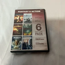 DVD 6 Movies Fantasy Action Merlin Midnight Chronicles Beastmaster Beowulf Tao