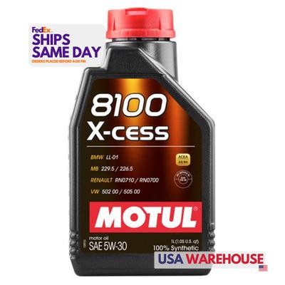 Motul Usa MTL108944, One 8100 X-Cess 5W30 Oil 1 Liter Performance Racing Parts