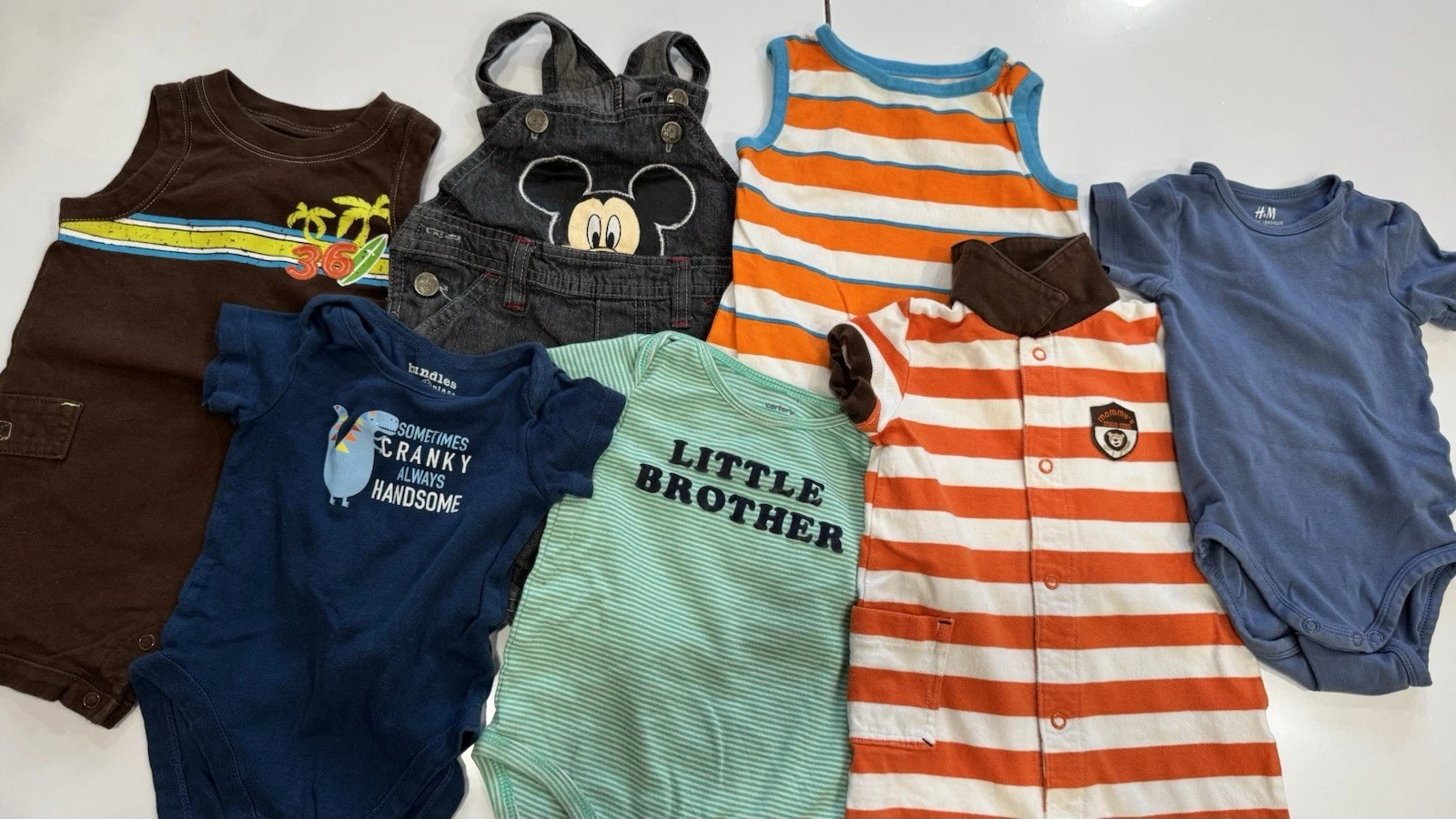 7 pcs. baby boy summer clothes
Opens in a new window or tab