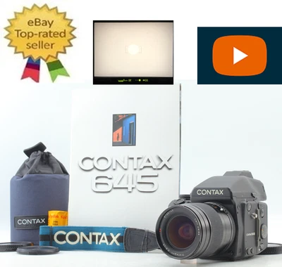 [MINT] Contax 645 Film Camera AE Finder 45mm f2. 8 Lens MFB-1 Back &1A FromJAPAN - Photo 1/4