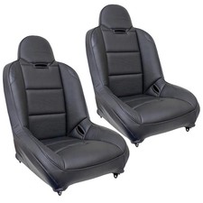 Off-road Suspension Seats Black Vinly With Carbon Fiber Dunebuggy Vw