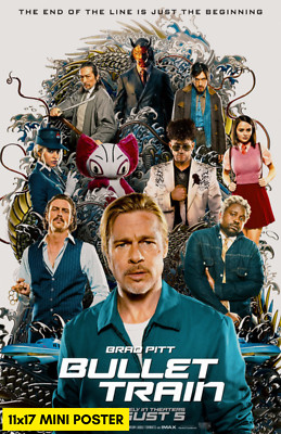 Bullet Train (2022) Movie Poster 11x17