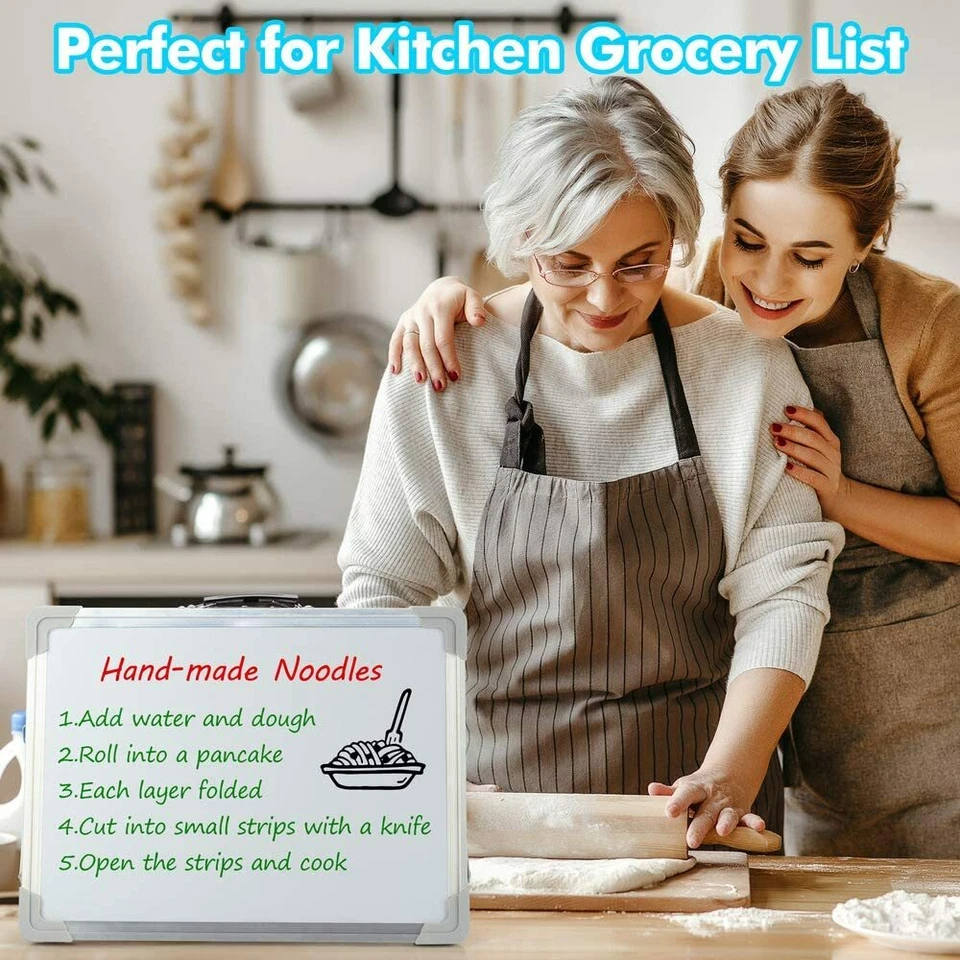 磁性小白板可折叠 12 英寸 x 16 英寸双面儿童学生 — 第 4/4 张图片