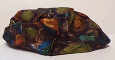 MCM GLENOVER HENRY POLLACK Hat Abstract Floral Pillbox Marin Hinkle Mrs Maisel