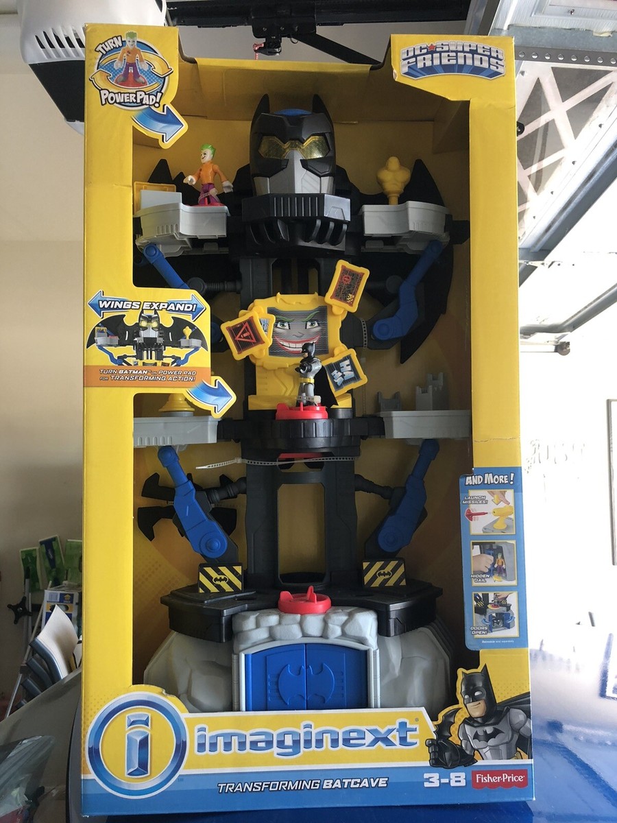 New Fisher Price Imaginext Batcave DC Super Friends New Batman Transforming