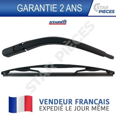 BRAS ESSUIE GLACE ARRIERE + BALAI PEUGEOT 107 CITROEN C1 TOYOTA AYGO 2005-2014 - Photo 1/4