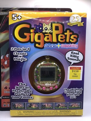 GigaPets StarCat Compukitty & Unicorn Lot Of 2 Virtual Pet BRAND NEW FREE SHIP