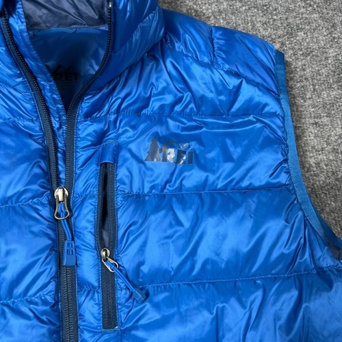 REI Vest Mens Medium Blue Primaloft Pertex Quantum Insulated Lightweight Puffer - Picture 3 of 10