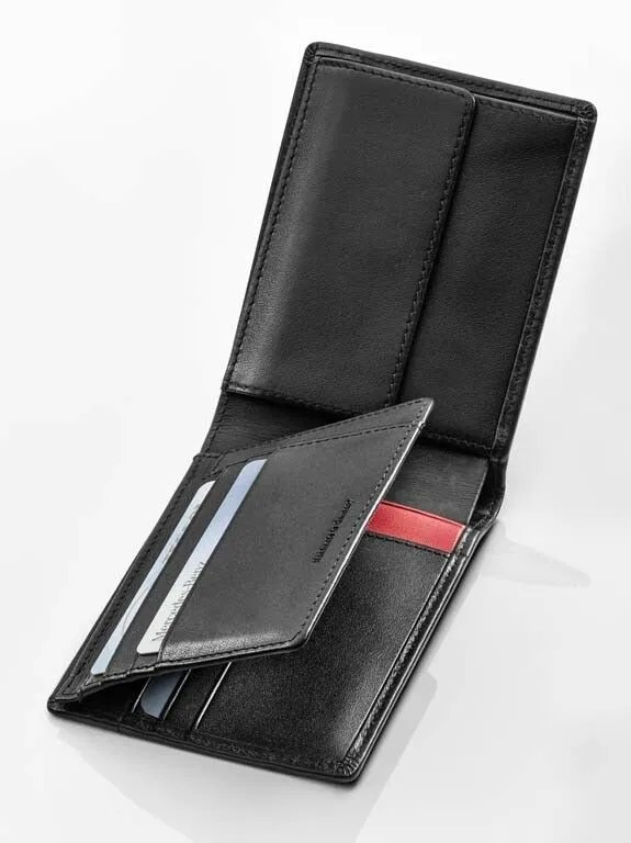 Genuine Mercedes AMG Quilted Black Leather Wallet B66954137 | eBay 