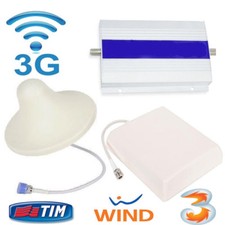 Amplificatore Segnale Booster Ripetitore 3G UMTS WCDMA per Cellulare Con Antenna