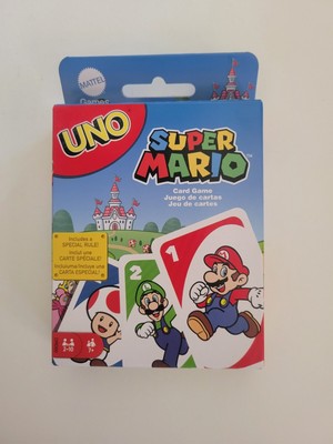 UNO Super Mario Video Game Edition Playing Cards Mattel 