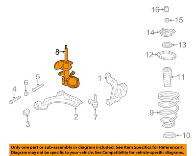 Cadillac GM OEM 03-04 Seville Front Suspension-Strut 19300076 | eBay