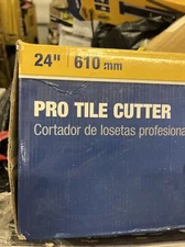 QEP 10624Q 24 inch Professional Slimline Tile Cutter - Yellow