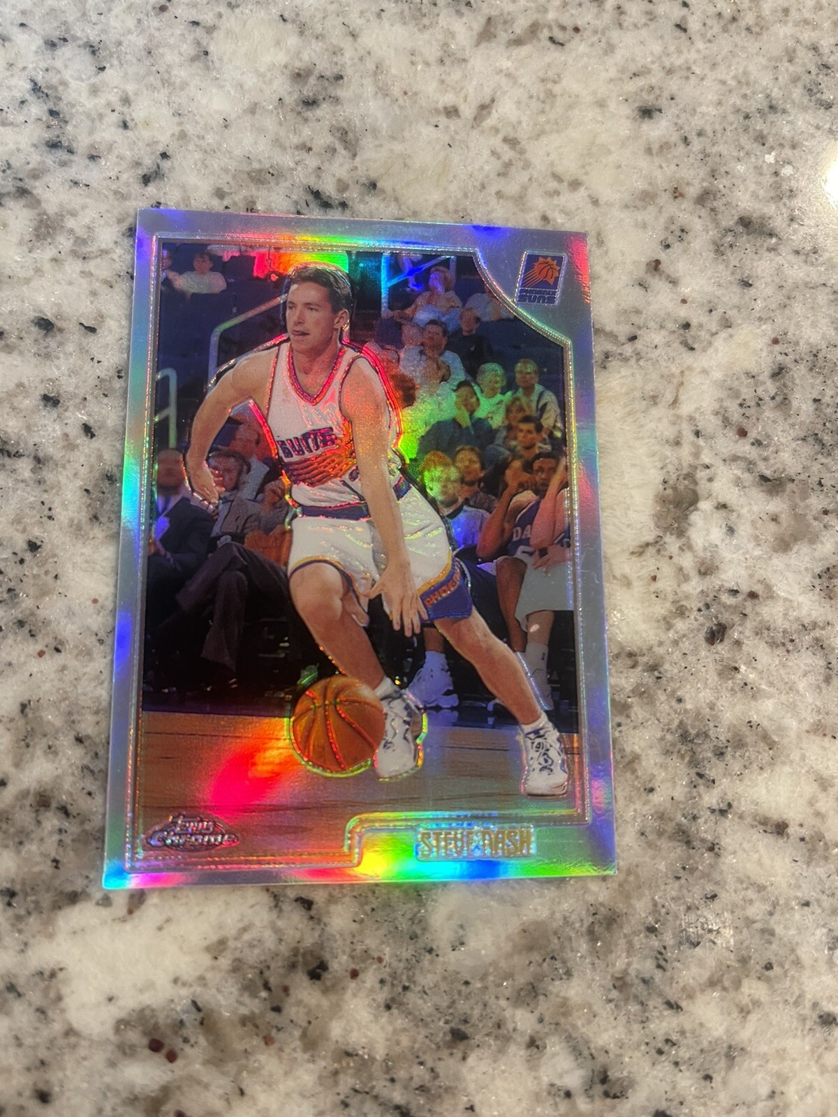 MINT 1998 1998-99 TOPPS CHROME STEVE NASH #51 REFRACTOR CARD INSERT