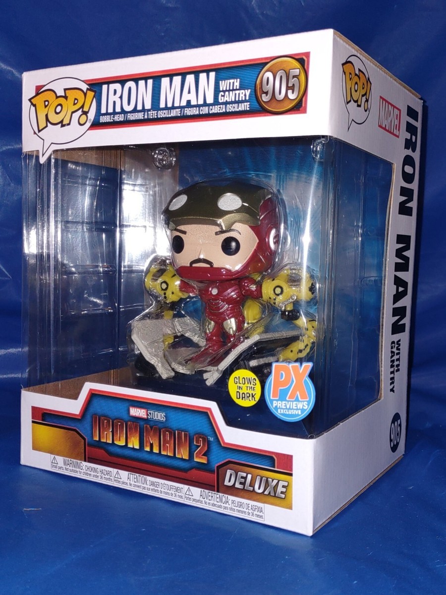 MARVEL EXCLUSIVE IRON MAN MK IV W/ GANTRY FUNKO POP VINYL