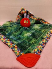 Eric Carle Very Hungry Caterpillar Baby Lovey Security Blanket Plush Teether