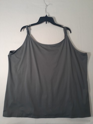 Women's Gray Halter Liner 5X - Picture 5 of 6