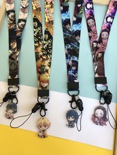Anime Demon Slayer Kimetsu no Yaiba Anime Series phone ID Badge Holder Lanyard