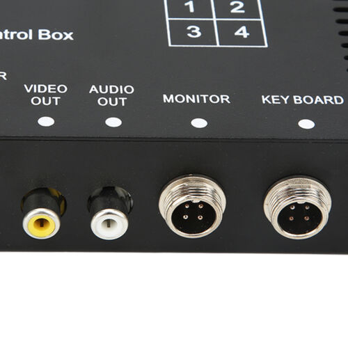 ◇ 4 Channel Video Splitter Control Box DC12V 24V Image Switch Remote Control - Photo 1 sur 12