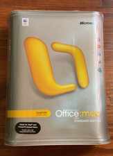 Microsoft Office: MAC 2004 Standard Edition Requires MAC OS X/Key/FREE Shipping 