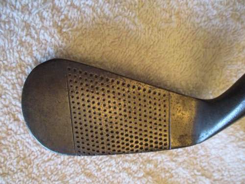 VINTAGE BURKE GOLFRITE LEGNO ALBERO 4 MASHIE FERRO RH raro ECCELLENTE mazza - Foto 2 di 9