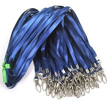 Lanyards for Name Tag Id Badges Nylon Cruise Lanyard Swivel Hooks 50 Pack