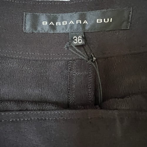 BARBARA BUI Womens NWT Silk Shorts FR 36 US 4 Black Tuxedo Satin Crepe - Picture 4 of 6