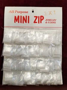 mini ziplock bolsas 1x1