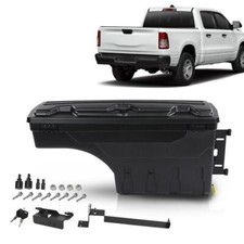 Truck Bed Swing Storage Tool Box Right Side Fit For 2019-2021 Dodge Ram 1500 Truck Bed Swing Storage Tool Box Right Side Fit For 2019-2021 Dodge Ram 1500