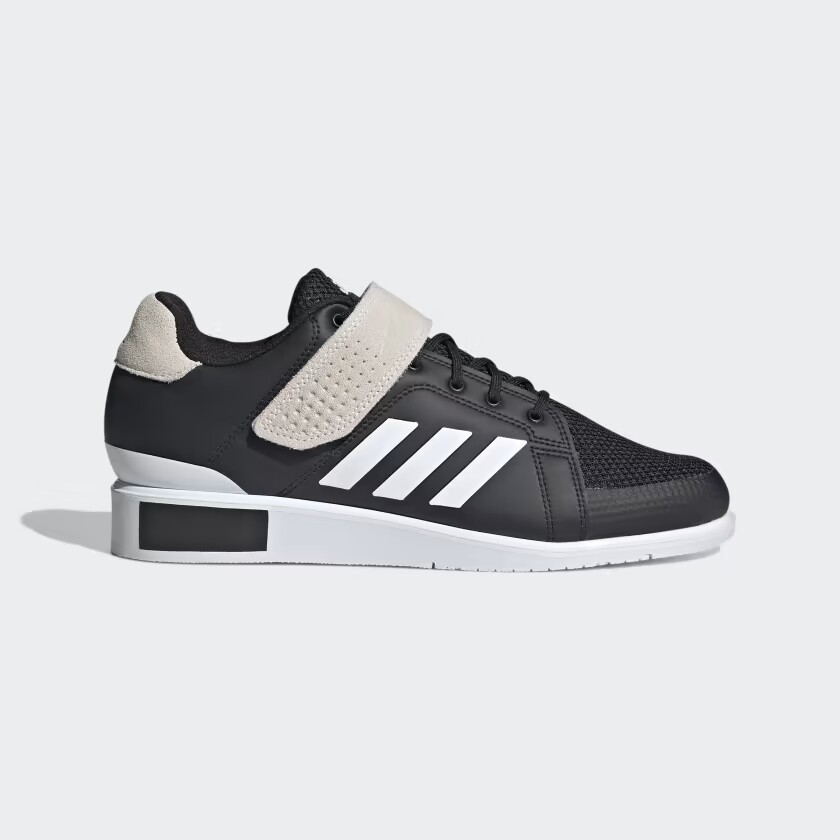 ADIDAS POWER PERFECT 3 WEIGHTLIFTING SHOES GYM TRAINERS BLACK