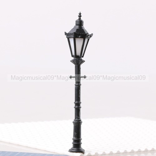 5PCS 1/75 1:75 LED Park Lanterns Street Lamp Model Railway Warm White LH-6 - Picture 3 of 4