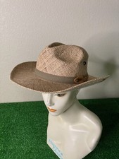 outback trading company straw cowboy western hat small/medium
