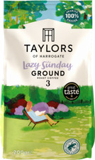 Image of Taylors Of Harrogate Lazy Sunday Ground Roast Coffee 200g - Pack of 6
