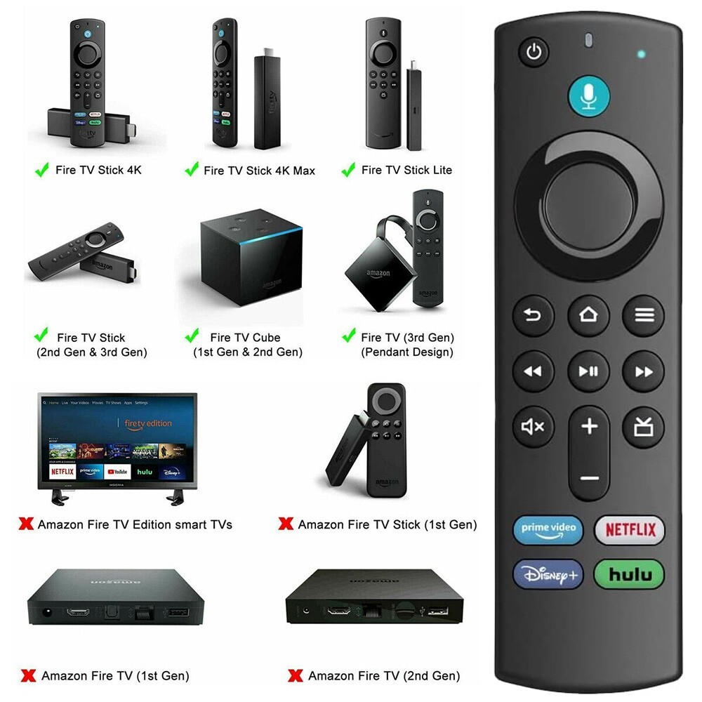 Amazon Fire TV Cube Stick 4K Max Voice Remote Control 2nd