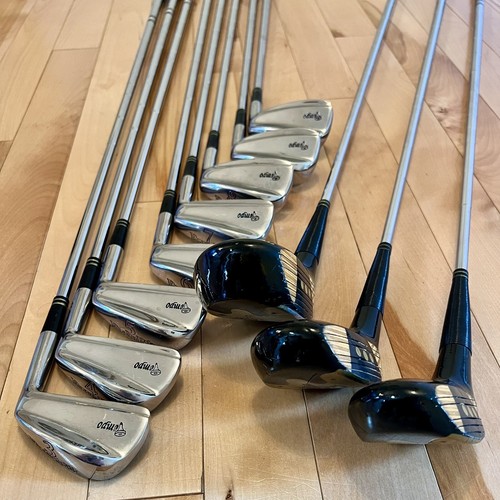 Vintage H&B PowerBilt Tempo Golf Club Set 3PW 1W3W5W RH Steel Shafts eBay