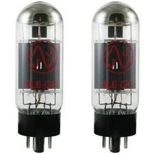 JJ 6L6GC Matched Pair Power Amp Tubes Valve 6L6 Guitar Amplifier