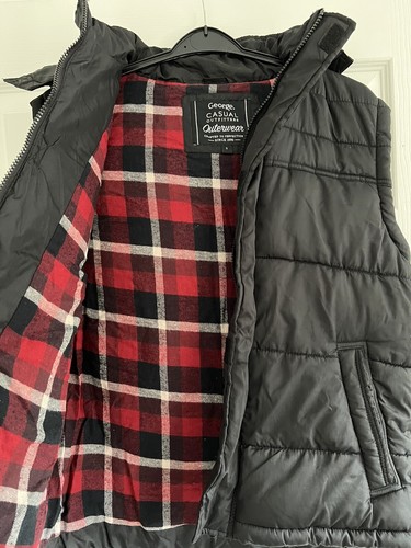 black fleece jacket asda