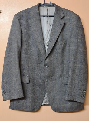 Magee Jacket Blazer Brown Geneva Herringbone Wool Size 42R