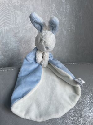 Jellycat Bobtail Comforter Bunny blue Baby Dou Dou Soft Soother