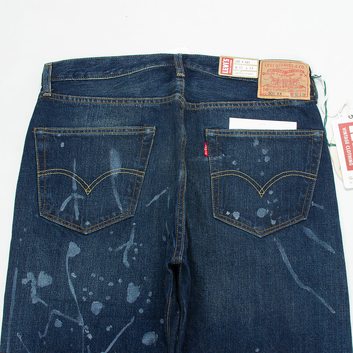 Levi Vintage Clothing LVC 501 XX 1955 selvedge denim jeans size 32x34 BIG E