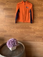 Denver Broncos NFL Children's Youth Kids Size Full Zip Sweatshirt Sz S8  1 