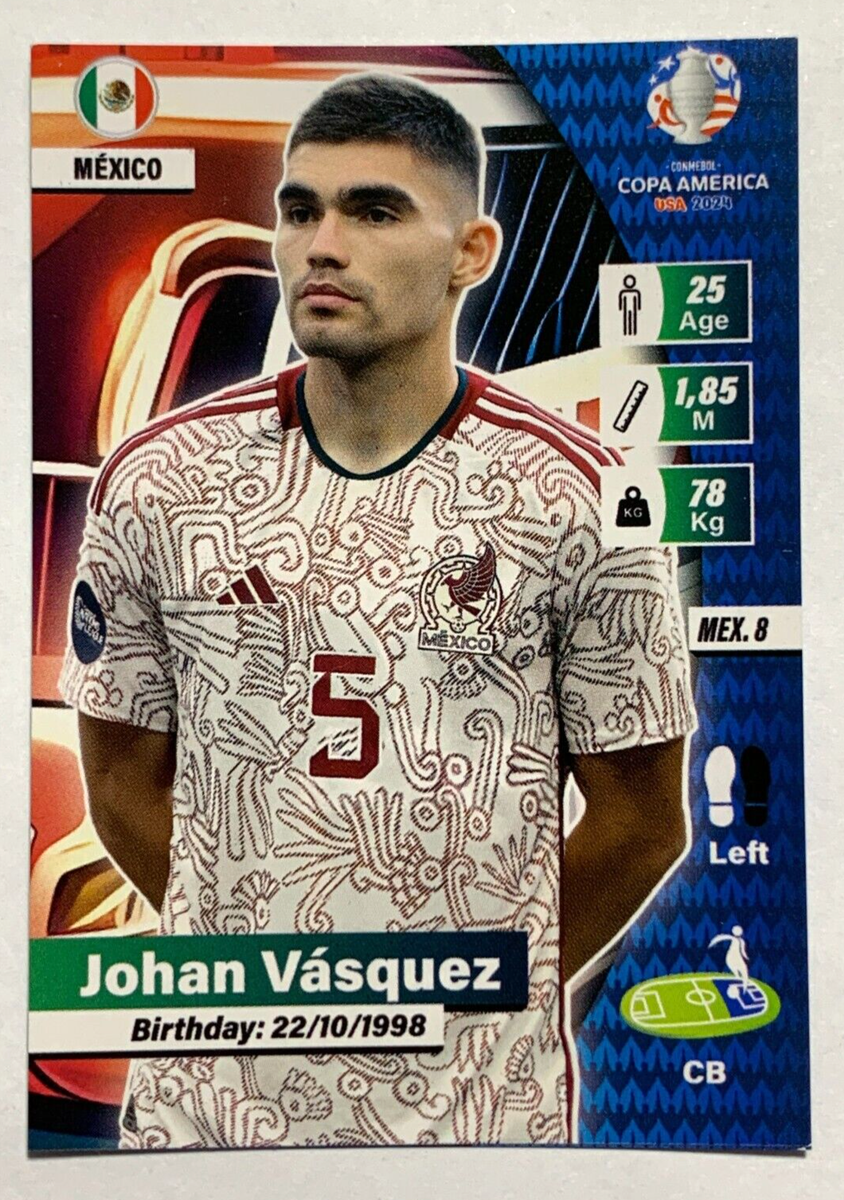 COPA AMERICA USA 2024 Card EF #080 JOHAN VASQUEZ Mexico Soccer