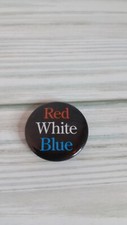 Vintage 1994 American Girl Grin Pins Red White Blue Approx. 1 Inch Pleasant Co