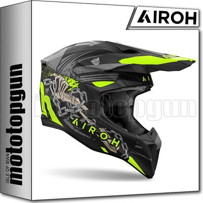 AIROH HELMET CROSS MOTORBIKE WRD31 WRAAAP DARKNESS MATT SZ. L