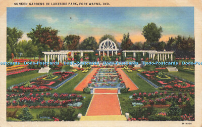 R212703 Versunkene Gärten im Lakeside Park Fort Wayne Ind Summit City Nachrichtenagentur C