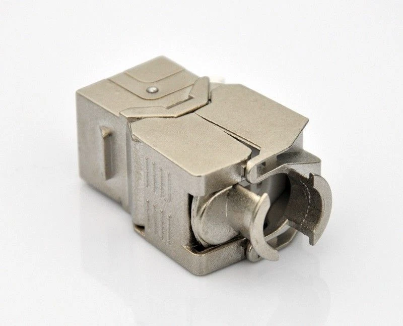 CAT6a Shielded Keystone Jack Plug Tool Free RJ45 Wall Panel Modular Mount Socket - image 4 of 4