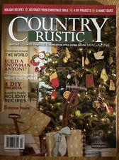 COUNTRY RUSTIC MAGAZINE *WINTER CHRISTMAS 2022  PRIMITIVE COLONIAL ANTIQUES